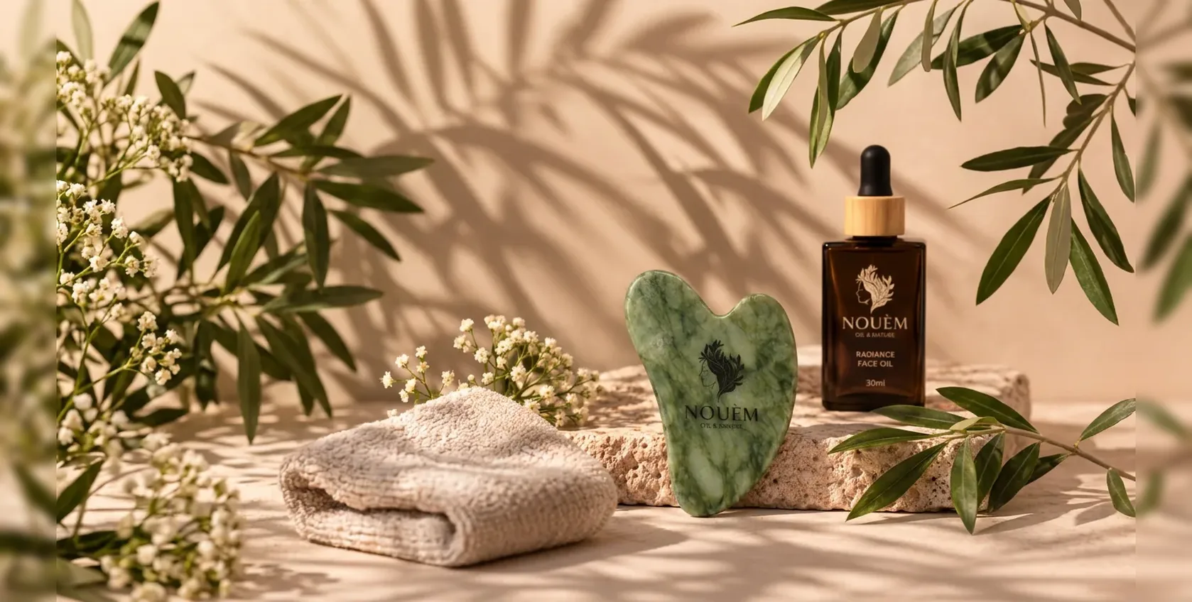 Gua Sha Jade steen